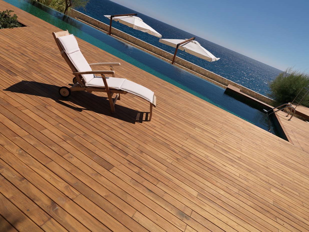 Parquet esterno Decking Plus Teak Olio Naturale Alberani e Parketti